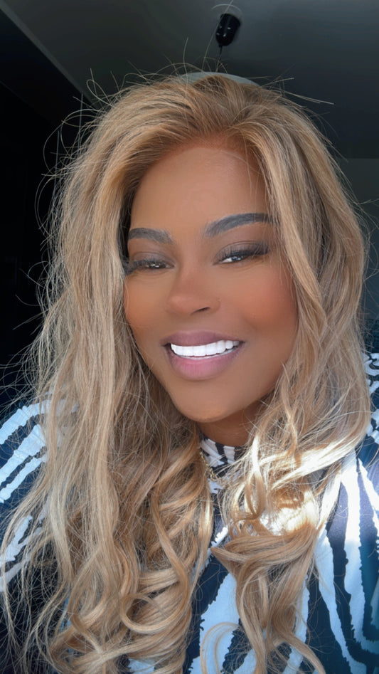 Peruca Princesa– Lace Frontal Glueless 100% Cabelo Humano