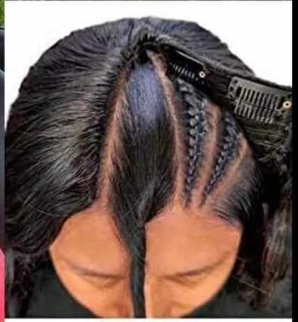 Peruca V-part Curly