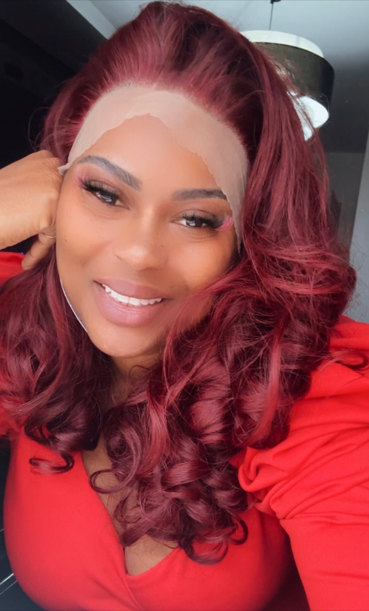 Peruca Monica – Lace Frontal Glueless (Sem Cola) 100% Cabelo Humano