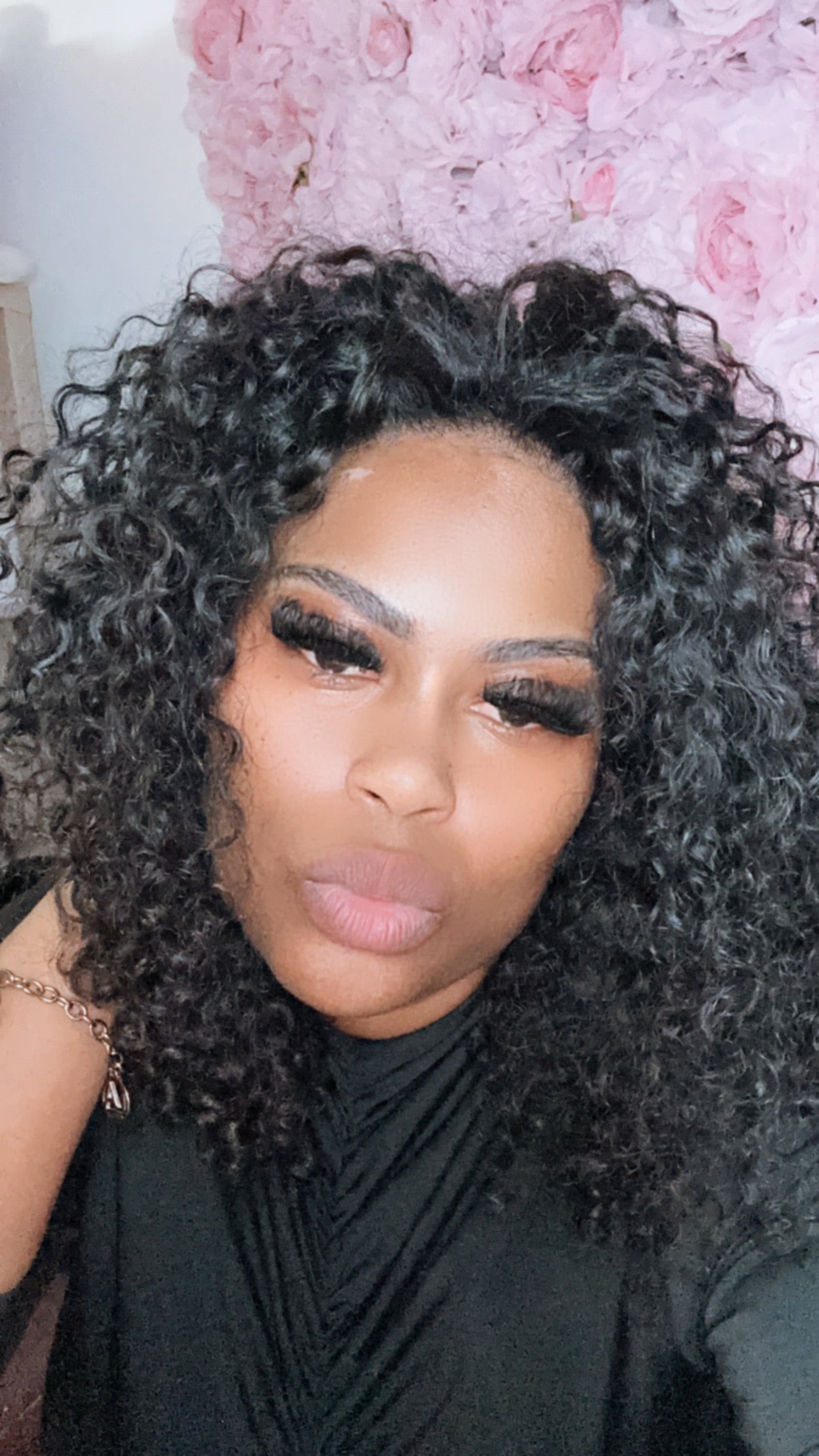 Peruca Luísa – Lace front glueless 100% cabelo humano