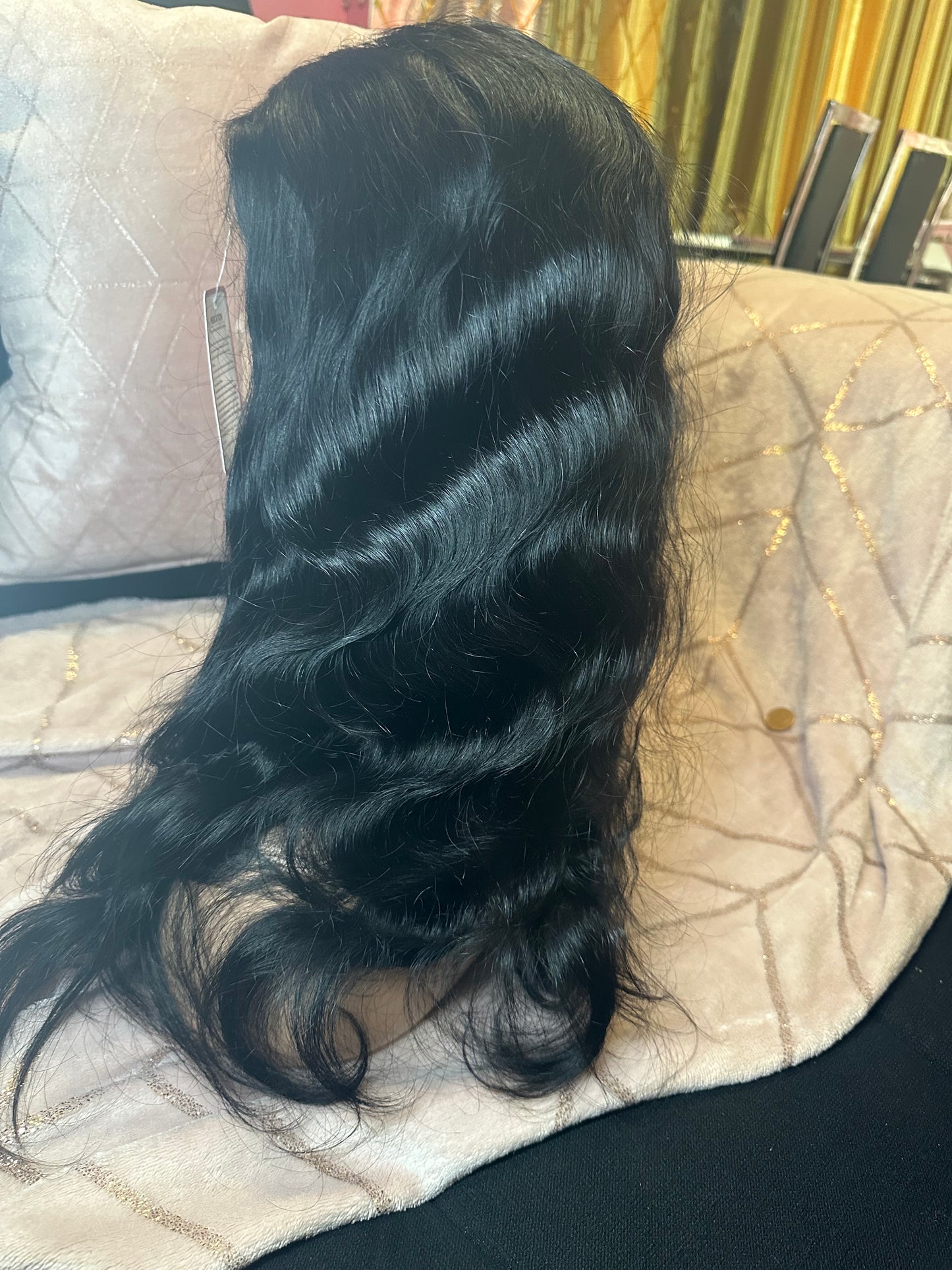 Peruca Leila– Lace Frontal Glueless (Sem Cola) 100% Cabelo Humano