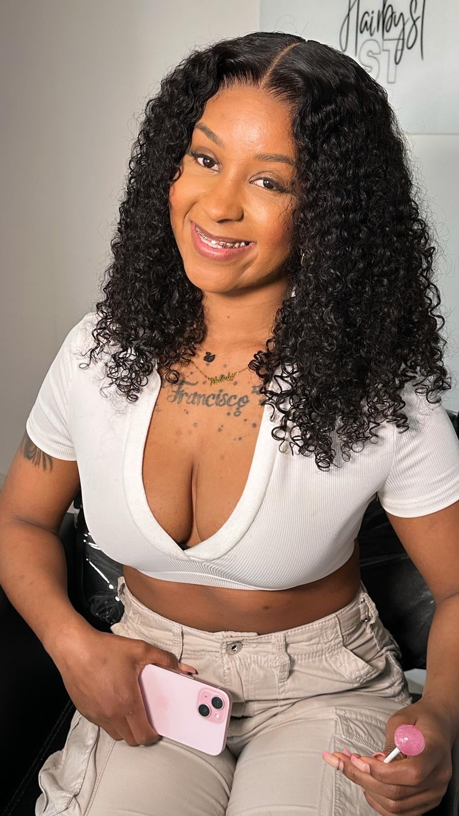 Peruca Menininha – Lace Frontal Glueless 100% Cabelo Humano