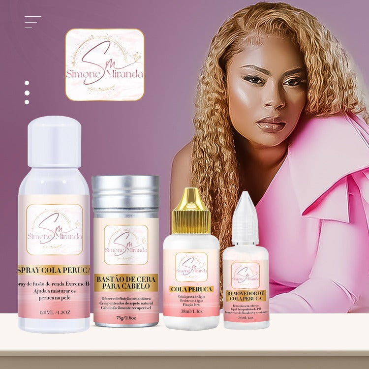 Kit completo para peruca