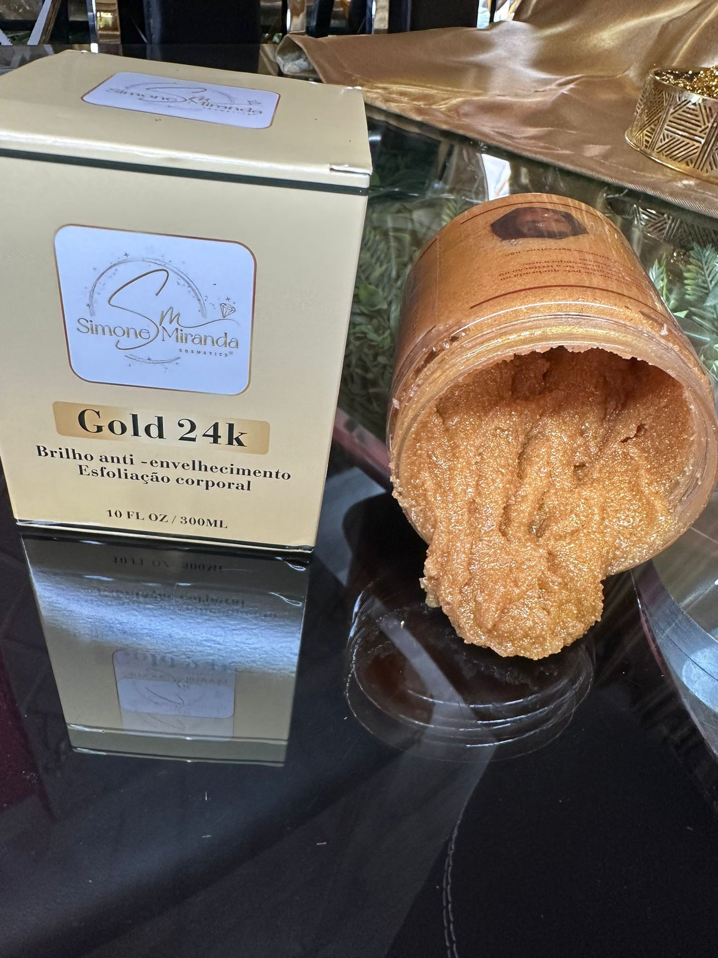 24k gold scrub