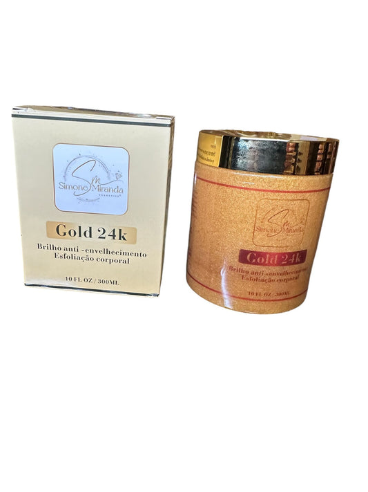 24k gold scrub