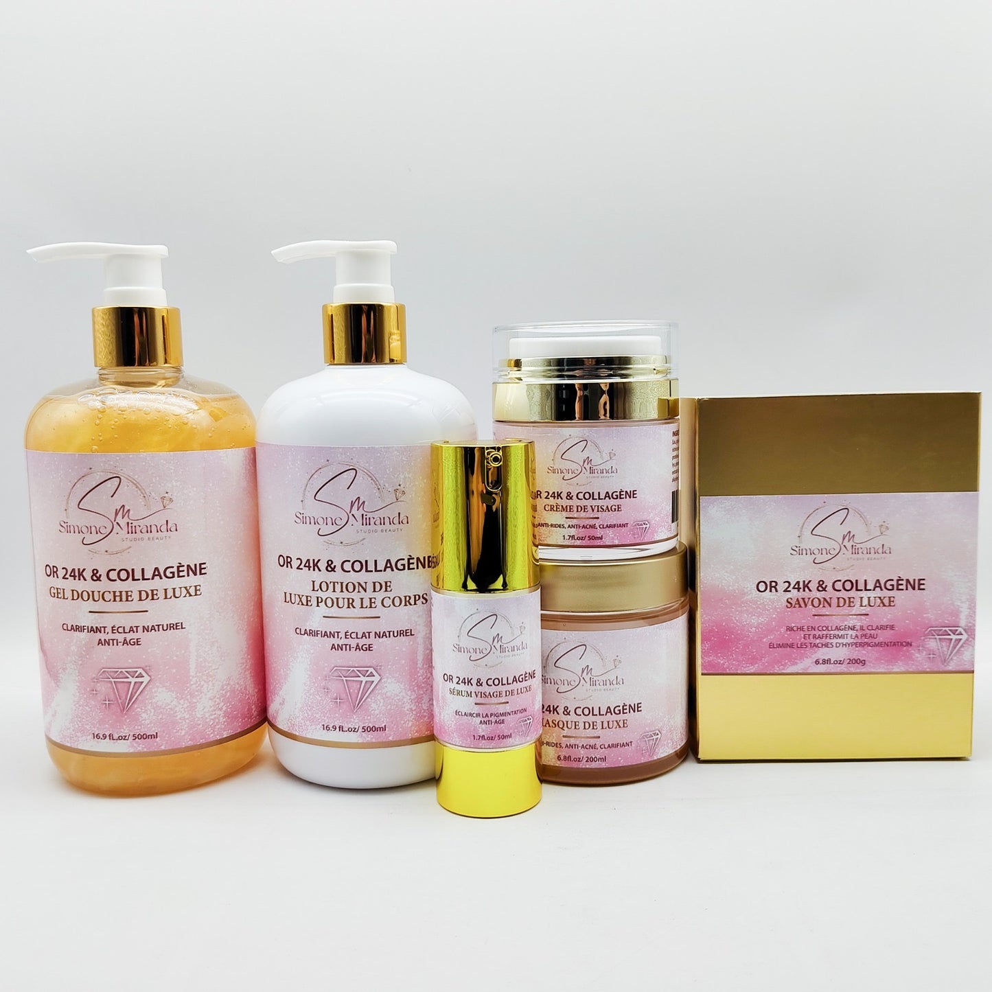 Game complete corps+visage luxé 24k or