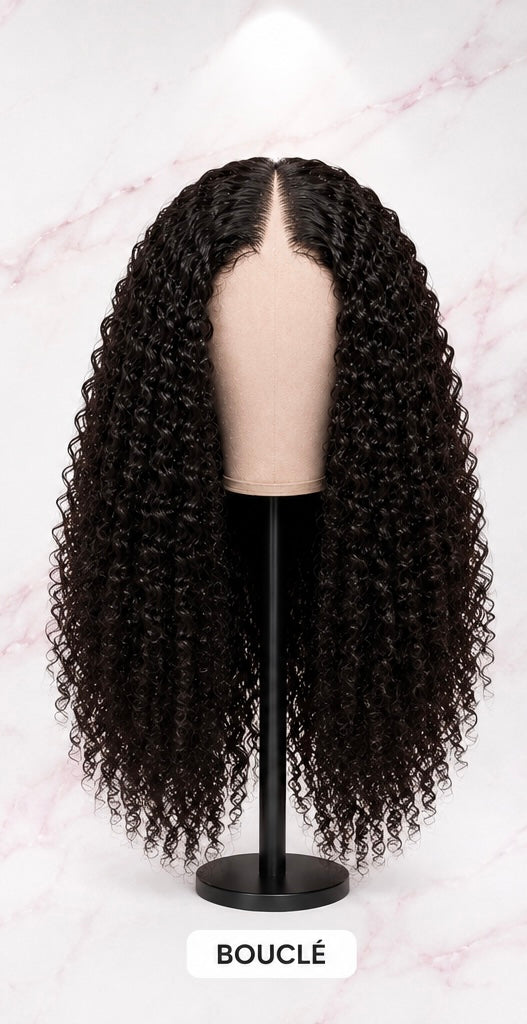 Peruca V-part Curly