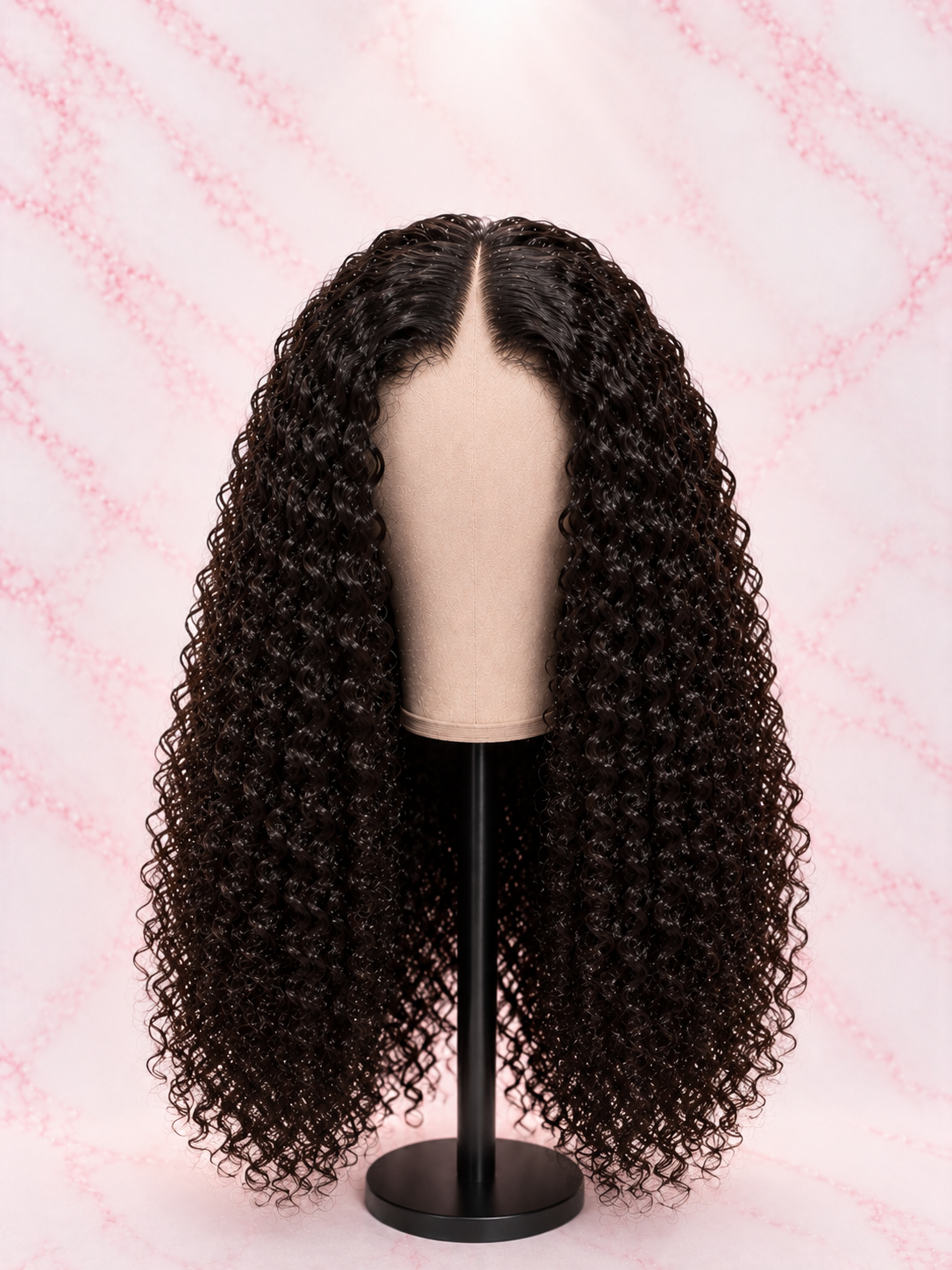 Peruca V-part Curly