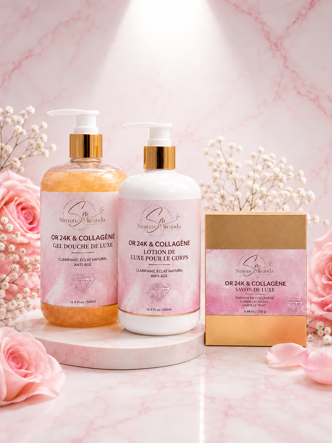 Game complete corps+visage luxé 24k or